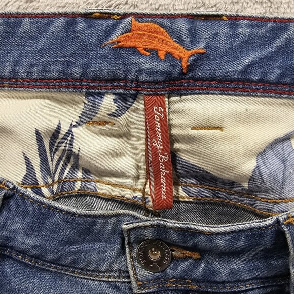 Tommy Bahama Jeans Mens Sz 35x30 Blue Sand Drifter Authentic Straight Denim - Picture 4 of 12